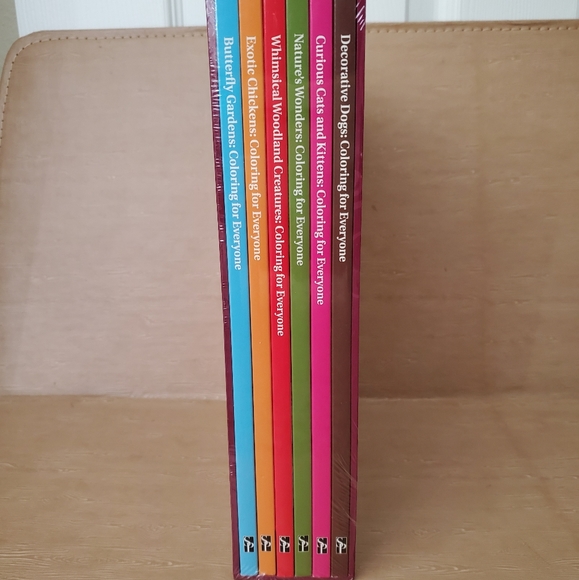 New 6 Book Set Coloring for Everyone Animals - Picture 2 of 3